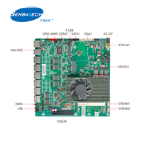 Carte mère Mini-ITX K320V 6 ports LAN 2.5G I5-3210M 5 USB 2 COM DDR3 12V Mini-PCIE PCIE X8 SIM PS2 pour pare-feu