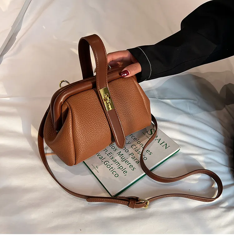 2023 New Women Handbag Designer Cross Body Messenger Bag PU Leather Luxury Quality Elegant Lady Purses