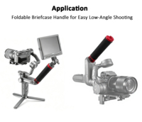 Poignée supérieure en alliage d'aluminium compatible avec les stabilisateurs WEEBILL LAB/S, conception flexible pour une prise en main stable et confortable