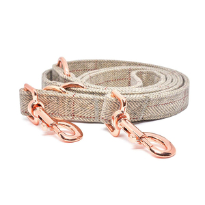 Luxus Custom Verstellbare Hunde leine Hunde halsbänder und Leine Haustier produkte mit <span class=keywords><strong>2</strong></span> Haken Metalls chn allen für Hund - Product Image 4