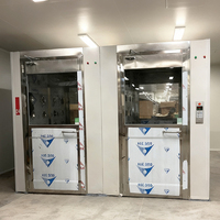 Salle de douche à air en acier inoxydable 304 personnalisée avec filtre HEPA CE ISO GMP Système d'interverrouillage automatique pour salle blanche alimentaire pharmaceutique