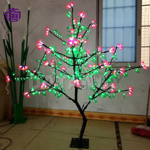 Arbre artificiel réaliste à LED violet, simulation d'arbre lilas pour la décoration de jardins, de centres commerciaux et d'espaces commerciaux - Product Image 4
