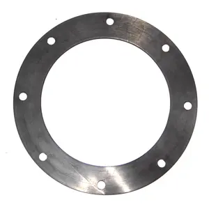 Rubber Drainage Pipe Fitting Joint Flat Flange Gasket for connection with screw holes