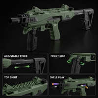 Réplica de Pistola Táctica Arctic Fox con Expulsión de Cartuchos de Dardos EVA, para Aventuras al Aire Libre, Venta al Por Mayor