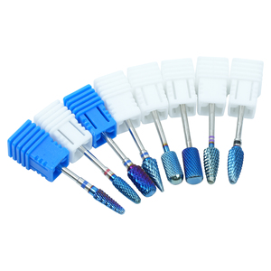 Diş laboratuar ekipmanları Tungsten çelik freze seramik tırnak matkap Bit manikür seramik için lehçe tırnak aksesuarı çıkarma - Product Image 5