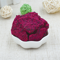 100% Natuurlijk Gevriesdroogde Drakenvrucht Rode Pitaya Zonder Toegevoegde Suiker Veganistische Fruitsnack