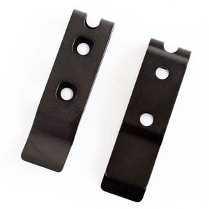 Maßgefertigte Verschiedene Oberflächenbeschichtungen Hochwertige Edelstahl-Metallgürtelclips Metallclips - Product Image 2