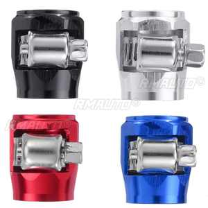 AN6 Hex <b>Hose</b> Finisher Clamp With Screw Band <b>Hose</b> <b>End</b> Cover Fitting Adapter Connector - Product Image 2