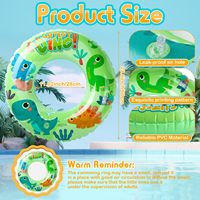 Bouée gonflable durable pour la natation, jouets aquatiques d'été, décoration de fête au bord de la piscine, anneau gonflable de couleur assortie pour enfants