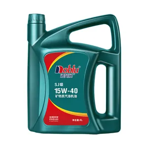 Prezzo di fabbrica motore olio motore di plastica bottiglia olio motore cina SJ 15 w40 benzina olio motore