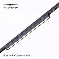 Rail lumineux linéaire ultra-mini 30cm 45cm 60cm 90cm Magnétique DC24V Source de lumière SMD Matériau Aluminium+PC Garantie 3 ans Dimmable