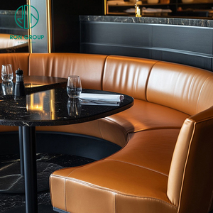 Nhà Hàng Đá Cẩm Thạch Vòng Cong Cafe Bảng Sofa Gian Hàng Chỗ Ngồi Đồ Nội Thất Thiết Lập Gian Hàng Cho Cà Phê Cửa Hàng - Product Image 5