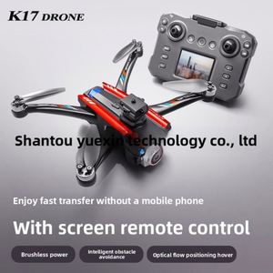 Nuevo Dron Aéreo K17 con Control por Pantalla, 4K UHD, Larga Duración de Batería, Evitación de Obstáculos, Levantamiento con una Sola Tecla, Control Remoto - Product Image 4