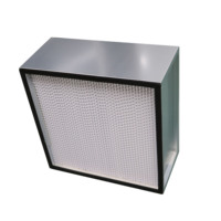 Filtre HEPA terminal pour salle blanche de transformation alimentaire avec séparateur, unité de filtration d'air haute performance