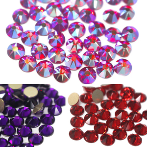 2088 8+8 Cut Hotfix Strass Steentjes Strass Steentjes om te strijken 8 Grote 8 Kleine Stervormige Steentjes 16 Facetten Platte Rug Kristal Hot Fix Steentjes met Sterke Kleefkracht - Product Image 1