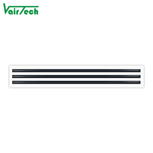 Diffuseur d'<span class=keywords><strong>air</strong></span> linéaire carré en aluminium VAV pour plafond - Product Image 2