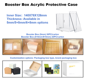 Acrylique résistant aux UV, directement de l'usine, pour couvercle magnétique, léger, facile à assembler, pour boîte cadeau ETB de la série Pokémon. - Product Image 4