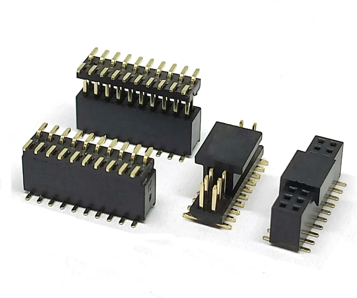 1.27mm Pitch 20 Pin Female Male SMT Type PCB Socket Pin Header