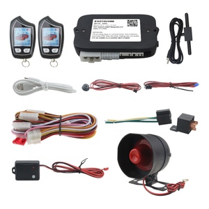 EASYGUARD EC208 LCD Pager Display 2 Way Car Alarm System with <b>Vibration</b> Warning Rechargeable Lcd <b>Remote</b> - Product Image 1