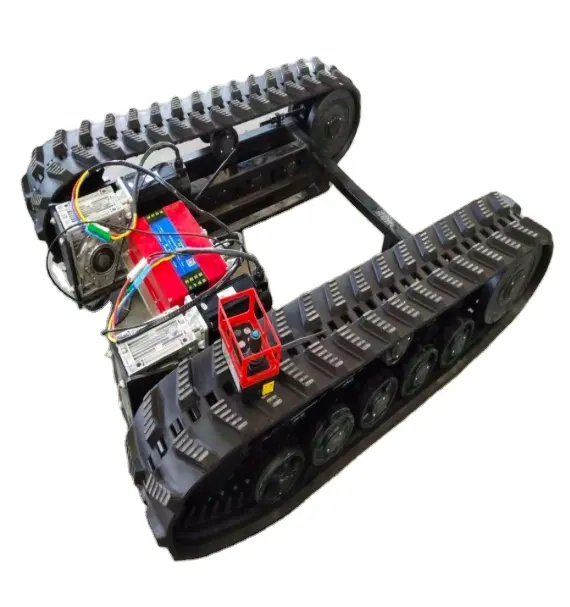 All Terrain Robot Agricultural Machineries of Rubber Track Chassis undercarriage tracked chassis