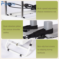 Lit de Pilates pliable en aluminium professionnel pour l'entraînement physique avec résistance réglable