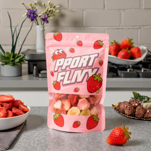 Sac biodégradable personnalisé à fermeture éclair debout fruits secs collation pain alimentaire grain de café pochette d'emballage étanche à l'eau - Product Image 2