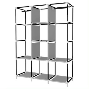 <span class=keywords><strong>Armoire</strong></span> pliable <span class=keywords><strong>en</strong></span> tissu au design moderne pour le rangement des vêtements dans la chambre et l'appartement - Product Image 6