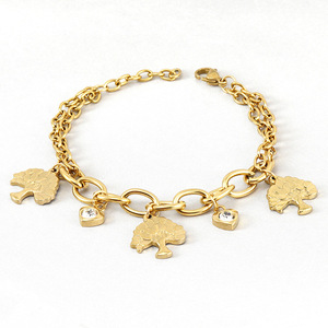 ZOGXIN Charm Bracelet Gold Chain Heart Key Pendant Women Fashion Jewelry Gift - Product Image 3