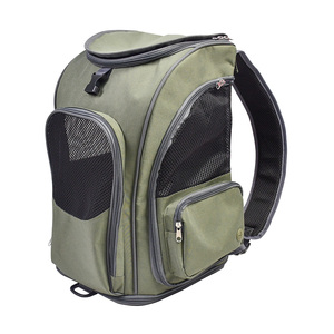 2-in-1 thoáng khí vật nuôi Ba lô tàu sân bay có thể gập lại vật nuôi Túi du lịch cho chó mèo động vật nhỏ với bốn lưới - Product Image 4