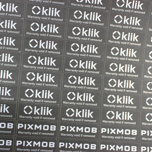 Etichetta in Argento <span class=keywords><strong>Fine</strong></span> con Stampa Monocolore e Design Personalizzato - Product Image 5