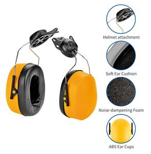 Casque de sécurité forestier CITICITY avec visière rabattable en maille d'acier, protège-oreilles, certifié CE EN 397 EN1731, réglable, résistant aux chocs - Product Image 3