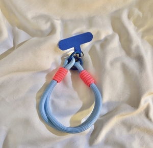 Điện thoại trường hợp dây buộc bền bện dây điện thoại tay dây đeo cổ tay bền và mạnh mẽ Dây buộc Màu Xanh - Product Image 2