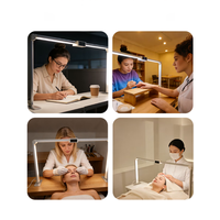 Lampe de bureau LED UV pliable L3, 3 températures de couleur, contrôle tactile, lumière d'appoint professionnelle pour la beauté, les ongles, les cils, le maquillage permanent, la maison