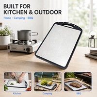 Pure titanium tarwe composiet snijplank dubbel gebruik antislip slijpende keuken fruit keukenaccessoires huis en keuken