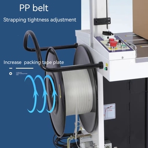 Máquina Automática para Flejar Cajas con Cinta de Polipropileno, Máquina Empacadora para Atar Cajas - Product Image 4
