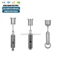 Plafonniers d'usine équipés d'un kit de suspension de câble réglable pour système de suspension de câble flexible