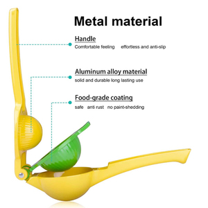 रसोई उपकरण नींबू निचोड़ने धातु का मार्गदर्शन juicer के साथ डबल कटोरा ऑरेंज खट्टे प्रेस - Product Image 6