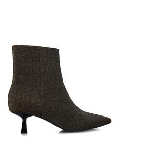 Women's Ankle <b>Boots</b> 25821 Gold Heel <b>Air</b> Heel Size 37 - Product Image 3