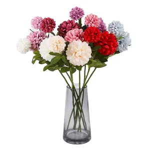 Palla di Crisantemo Artificiale in Seta a 2 Teste, Decorazione per Natale, Laurea, Pasqua, Tavolo da Pranzo e Scrivania - Product Image 1