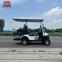 Chariot de golf tout-terrain 4 places de haute qualité, import unique de Chine avec batterie lithium-ion garantie, chariot électrique 4 places