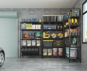 بنيت لآخر أسلاك الفولاذ المغلفة الايبوكسي 5 طبقات رفوف تخزين المرآب الثقيلة وحدة رفوف - Product Image 4