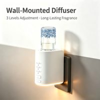 Diffuseur d'arômes mural sans eau pour la maison, diffuseur d'huiles essentielles à brancher avec 3 modes de diffusion et veilleuse LED