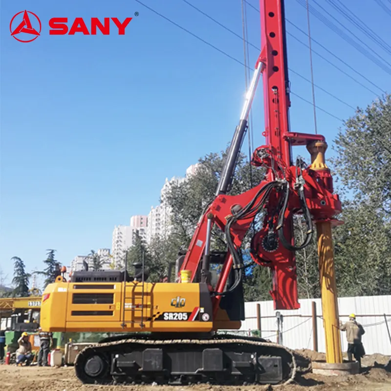 Foreuse de fondation rotative SANY SR215-C10 la plate-forme de forage rotative SR235S Bore Pile Machine