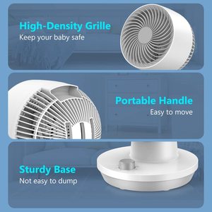 Konwin FS-203 Nhỏ Không Khí Tuần Thông Fan 3 Tốc độ Mạnh Mẽ Luồng Không Khí Dao động Fan Giảm Thuế Lệnh Khẩn Cấp - Product Image 5