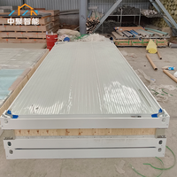 Bureau de luxe préfabriqué à bas prix, maison conteneur modulaire de 20 pieds en verre, structure de conteneur maritime démontable