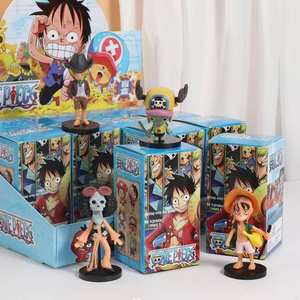 EZBABY Anime japonais pour boîte mystère, figurines d'<span class=keywords><strong>action</strong></span> Luffy, Zoro, Nami, Chopper en PVC, figurines anti-stress pour enfants, cadeau - Product Image 4