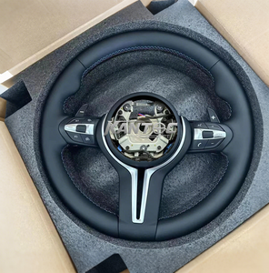 Volante de cuero <span class=keywords><strong>M</strong></span> Performance Volante apto para BMW F30 F10 F32 F10 F20 F07 F01 <span class=keywords><strong>E46</strong></span> E60 E90 M3 M4 M5 - Product Image 1