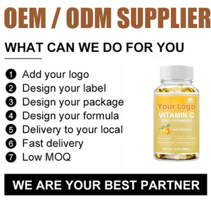 ビタミンC亜鉛ビタミンD3カプセルビタミンサプリメント120キャップ - Product Image 5