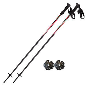 Manche en caoutchouc de descente, pôle de <span class=keywords><strong>ski</strong></span>, pilier en Aluminium noir, longueur personnalisée, matériau l - Product Image 2