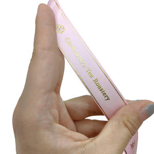 Nouveauté 2026 : Ruban d'emballage cadeau personnalisé avec texte, <span class=keywords><strong>dessin</strong></span> et logo - Product Image 1